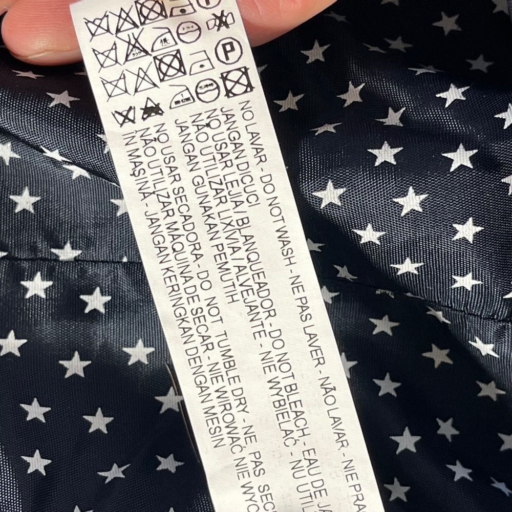 Zara Basic Blue Herringbone Lined Blazer With Elb… - image 8